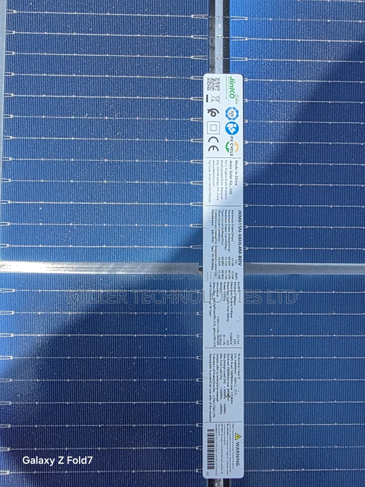 Major Distributor Original Jinko Solar Panel 615w