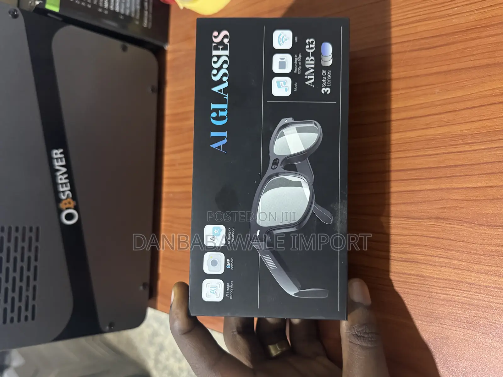 Ai Smart Glasses With Hd Camera, Voice Control Wifi