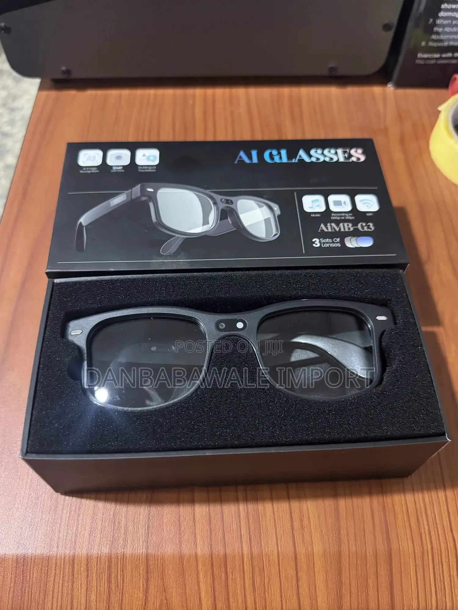 Next-Gen Ai Smart Camera Glasses With Built-in Camera