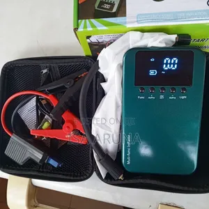 Car Battery Jump Starter - Tyre Inflator - Flash Light - Power Bank