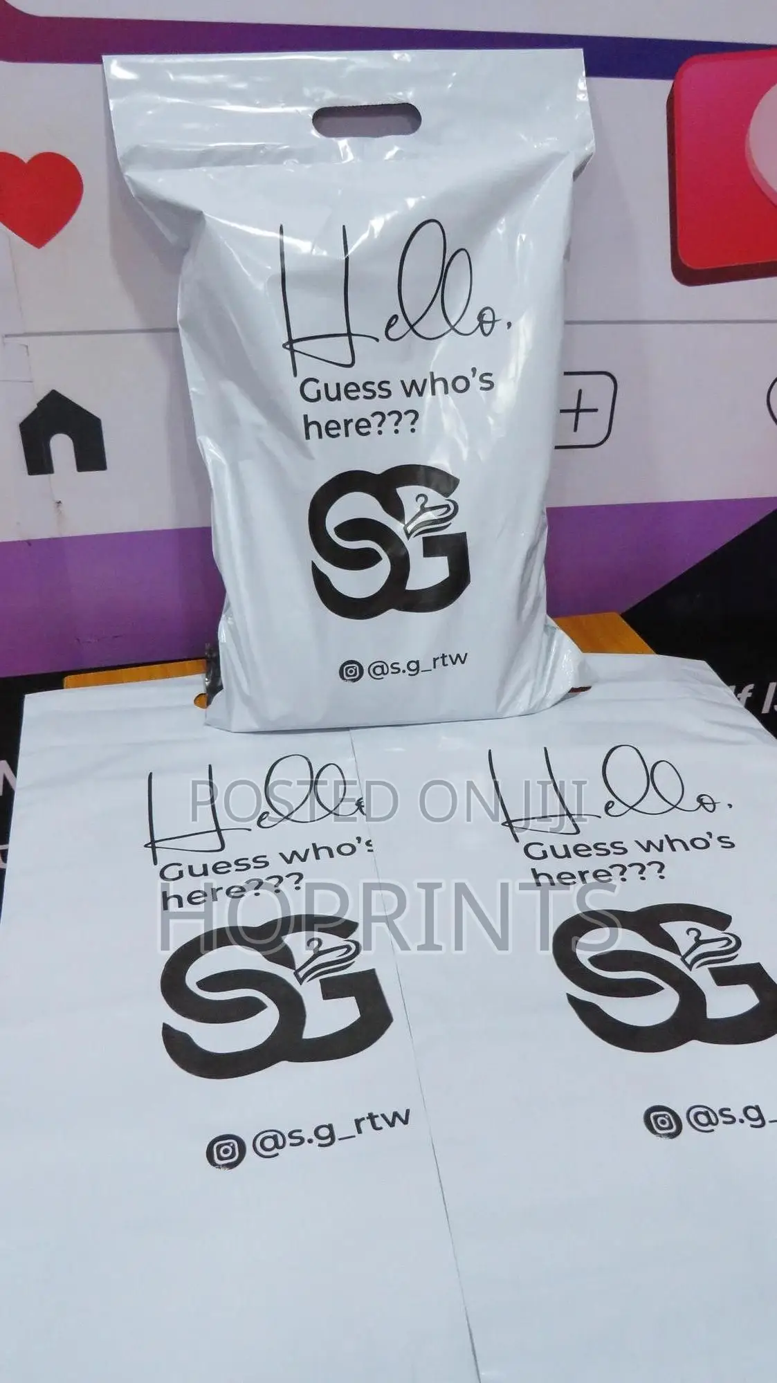 E-Commerce Courier Nylon Bag