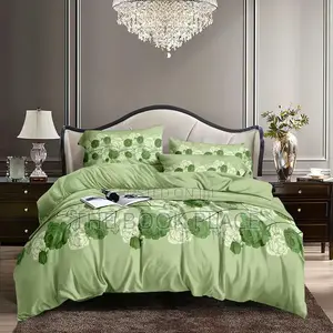 Greenish Quality Bedspread With Pillow Case