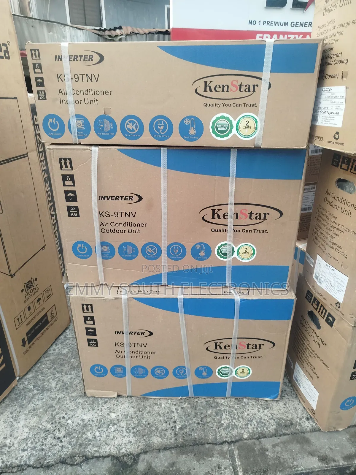 Kenstar Anti Bacterial Inverter Split Unit A/C 1hp