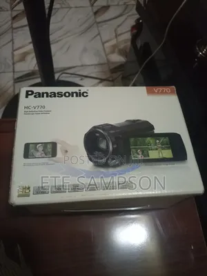 Panasonic Hc-V770k Full Hd Camcorder With Free Tripod