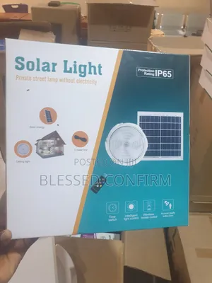 400w Solar Cieling Light With Solar Panel