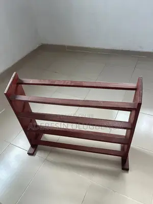 A Wooden Shoe Rack