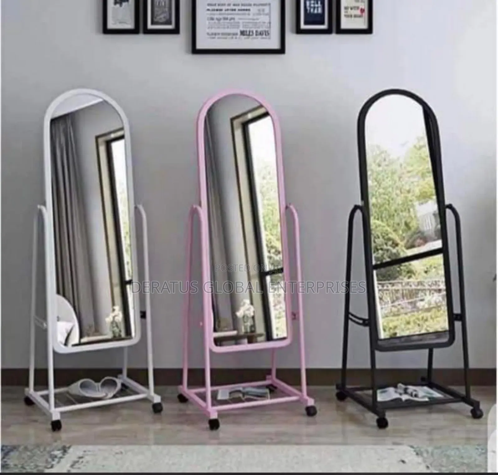 Standing Mirror With Different Colors
