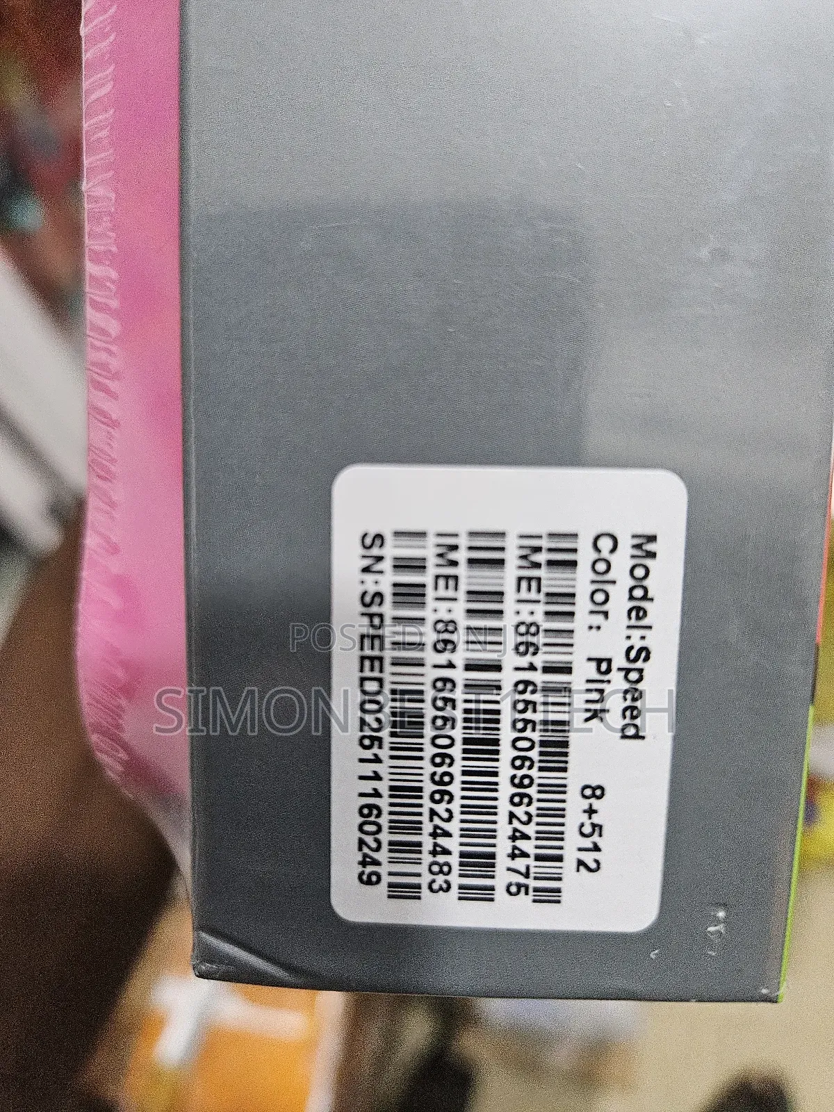 New Bebe Z8 512 GB Pink