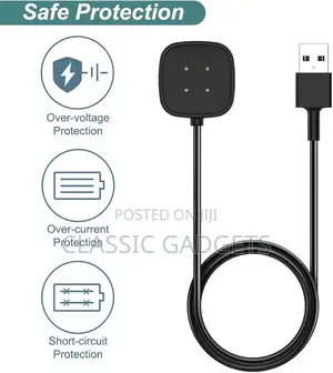 Replacement Magnetic Charging Dock Cable for Fitbit Versa 4