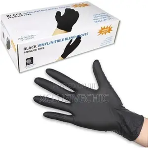 100pcs Black Gloves