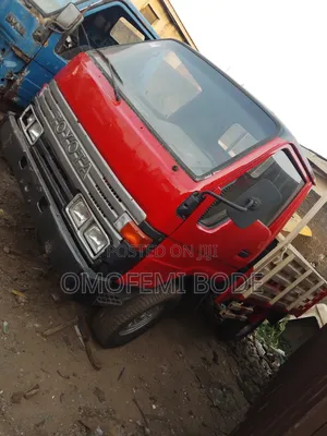 Toyota Dyna 150 Red Petrol Truck