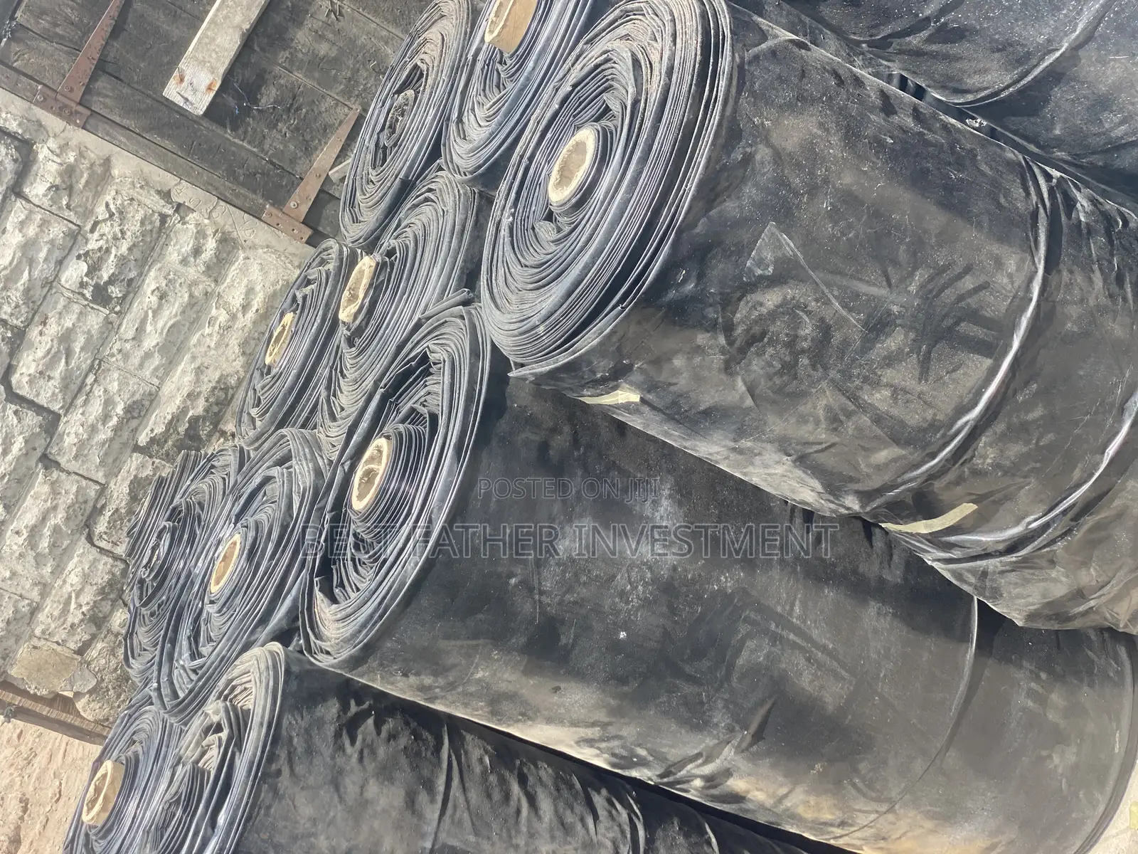 Guage 1000 Very Thick Casting Polythene Black Nylon