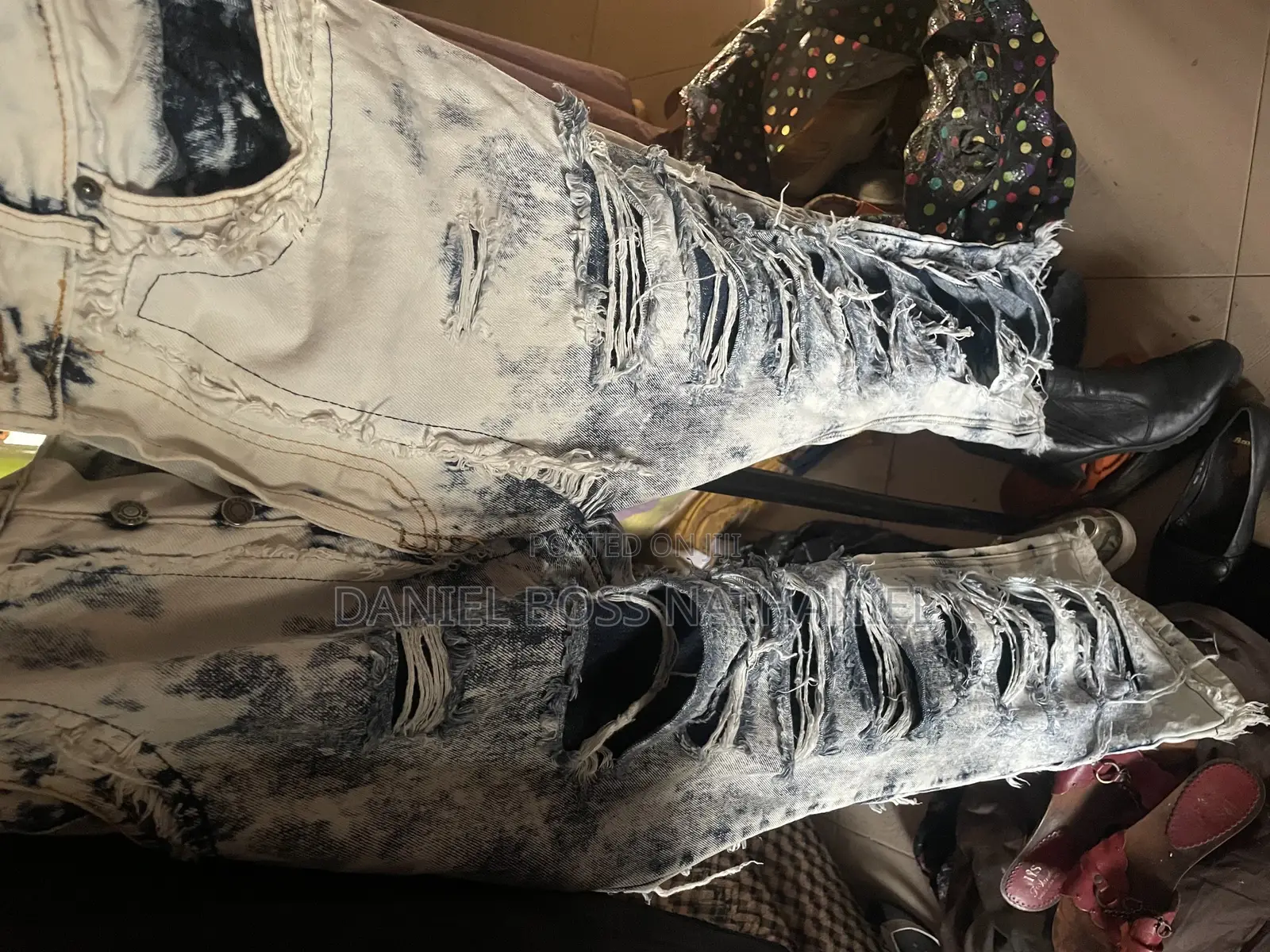 Denim Italian Trouser(Passion)