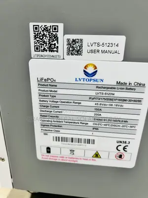 16kwh Lvtopsun Lithium Battery