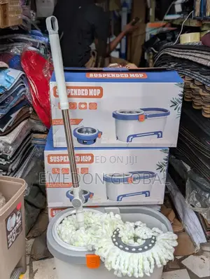 360-Degree Spin Mop and Bucket Set.