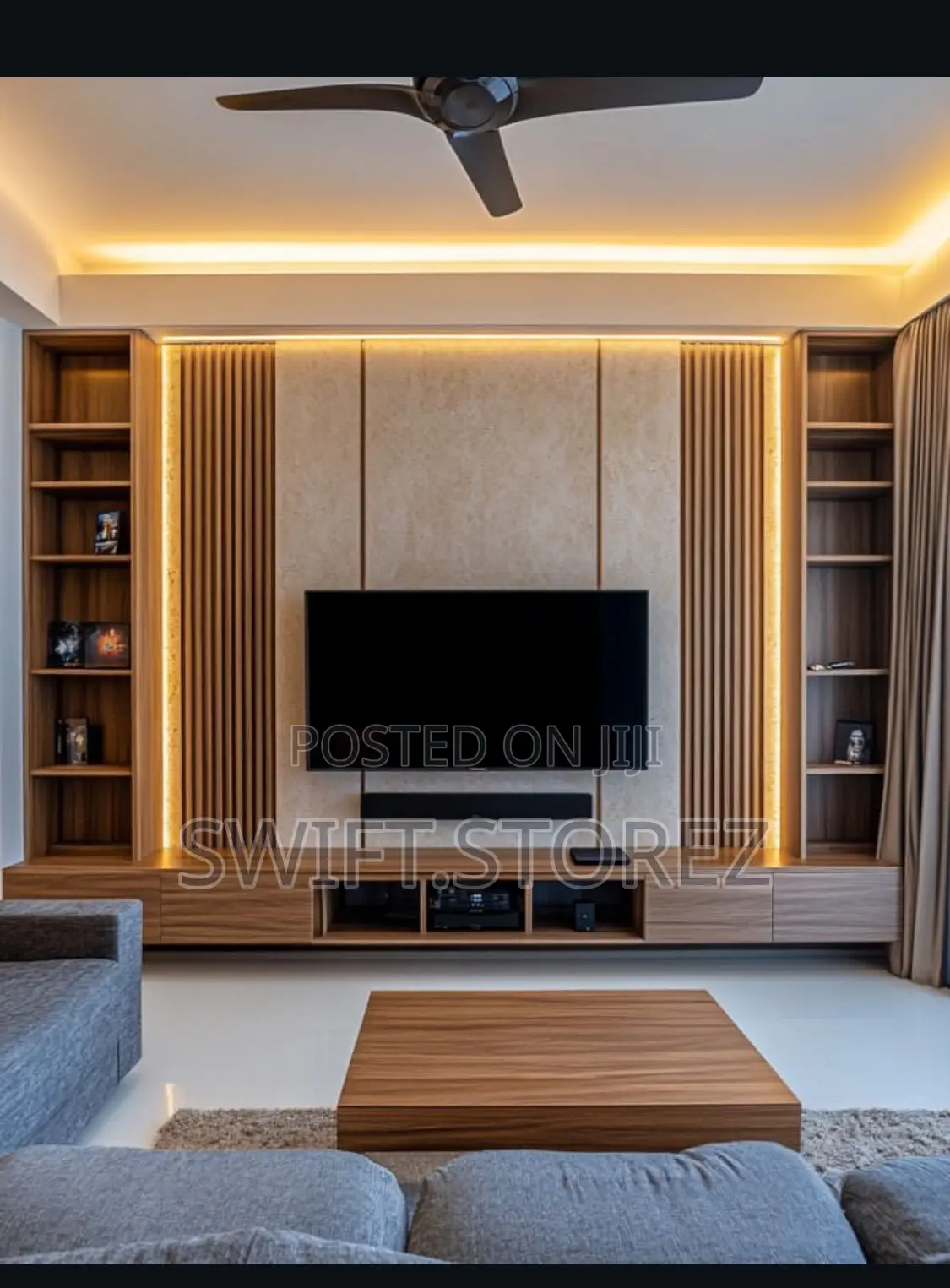 Tv Console And Wall Fitting