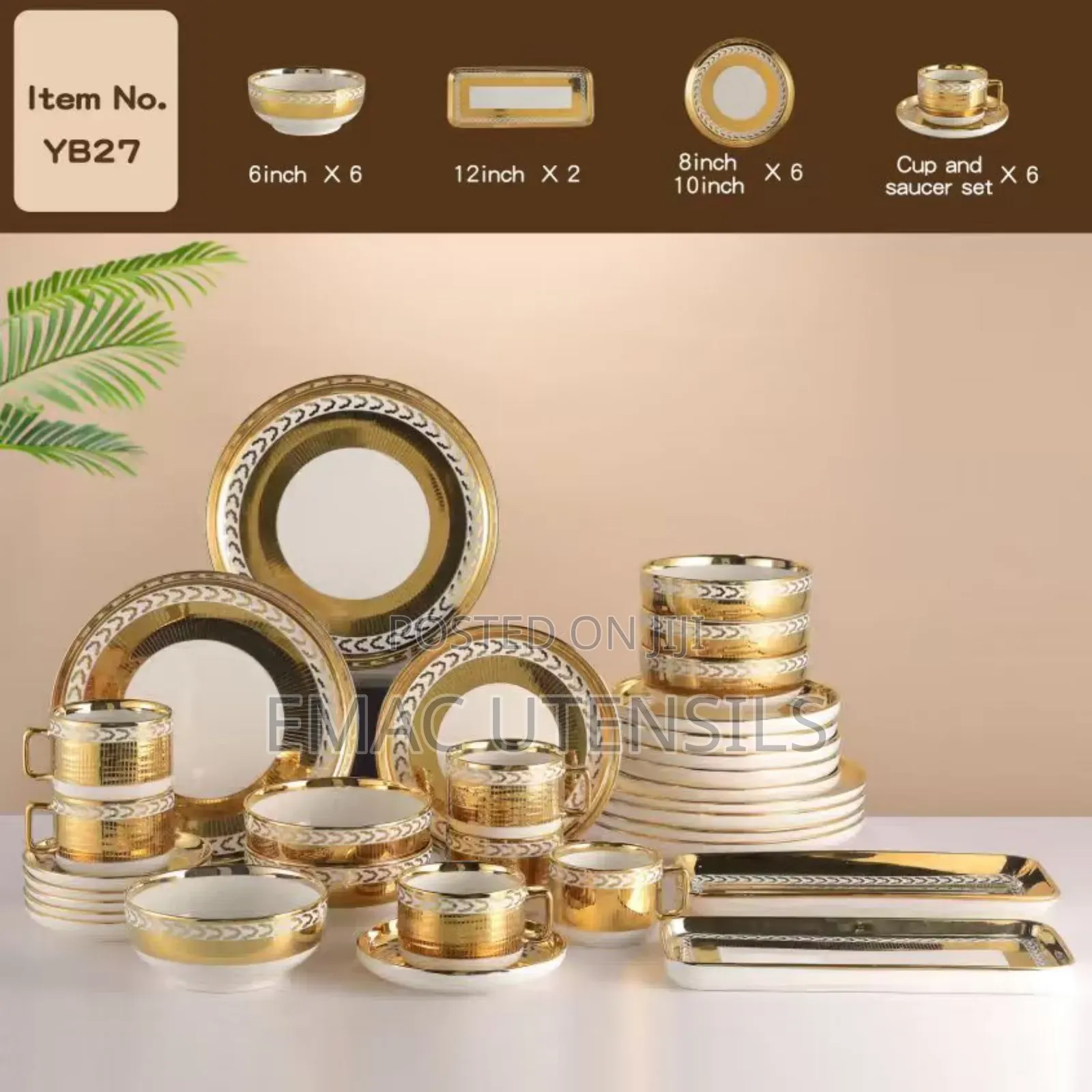 Luxury English 32pc Complete Denner Set