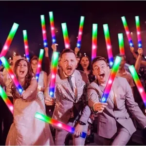 12 Party Glow Stick, Flashing Wands, Candle Light Foam Stick Led Party