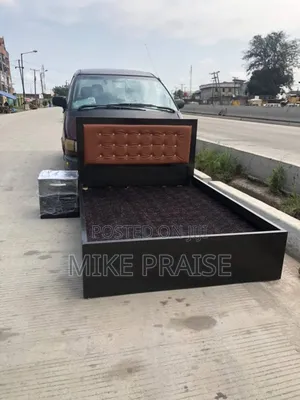 Quality 4.5 by 6 Bedframe, With a Bedside Drawer