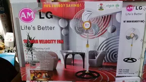 Lg 18" Standing Fan With Iron Blade