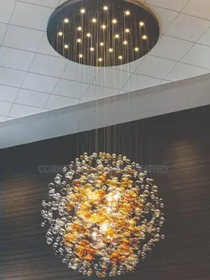 Modern Stylish Quality Luxury Crystal Led Cascade Chandelier Light