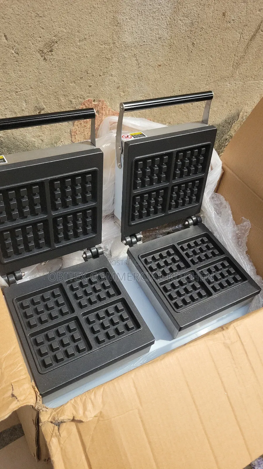 Industrial Square Shape Waffle Maker Machine Is Available for Sales
