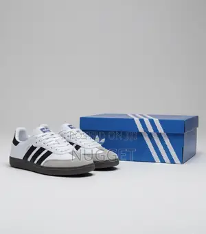 White Adidas Samba Boxed High Grade