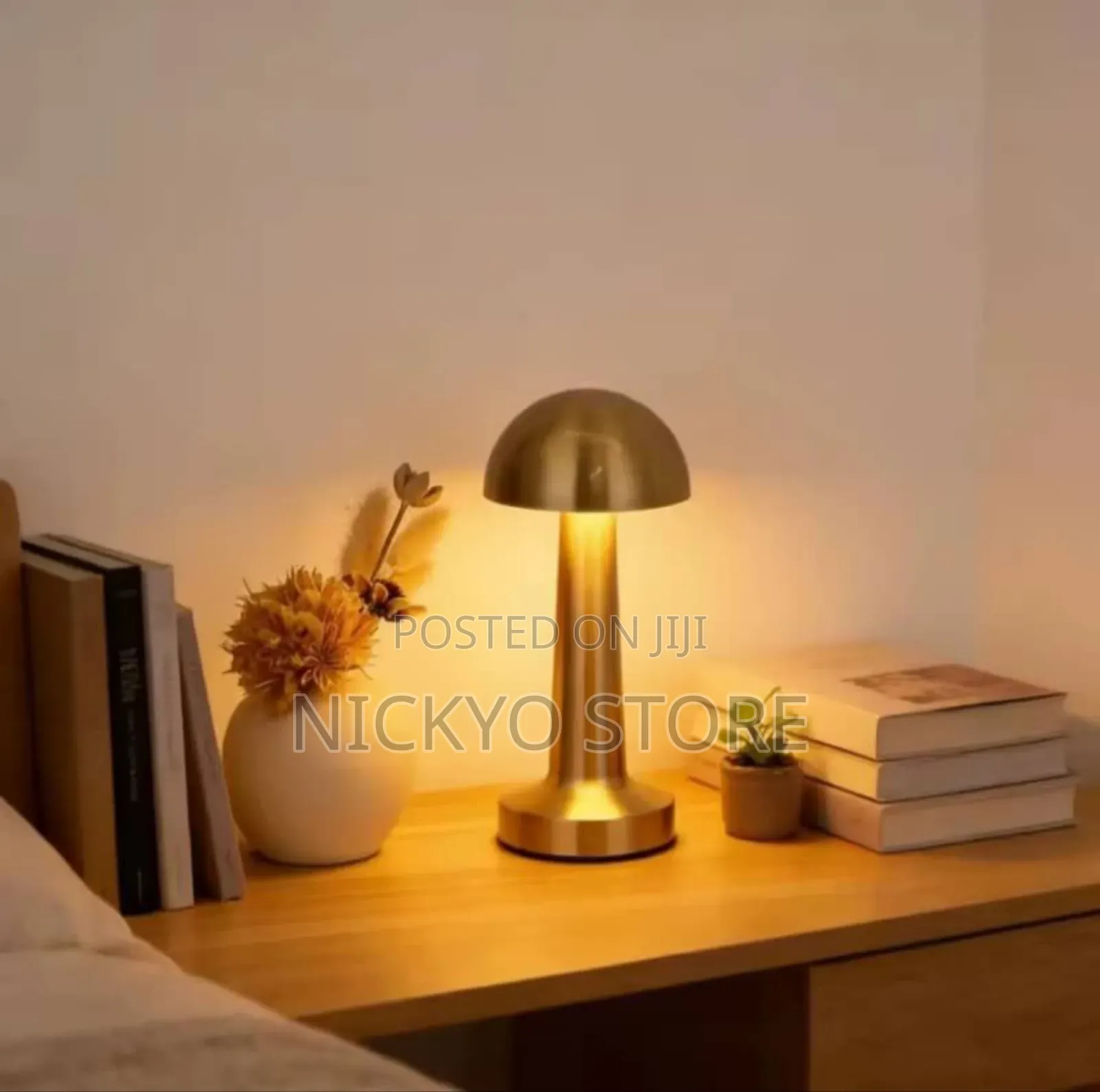 Modern Gold Touch Table Lamp (Warm Led)
