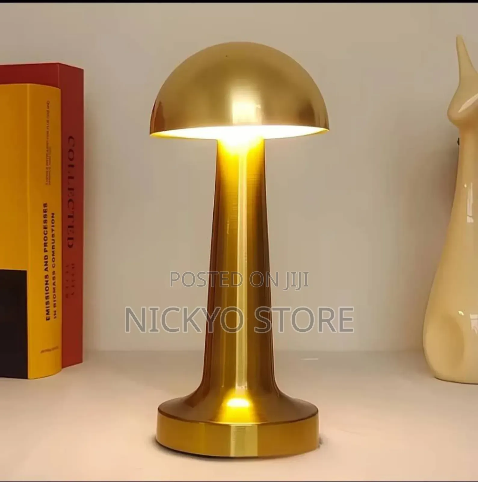 Modern Gold Touch Table Lamp (Warm Led)