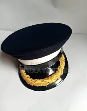 Black P Cap With Flowers