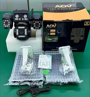 Complete 4lens Solar PTZ Security Camera