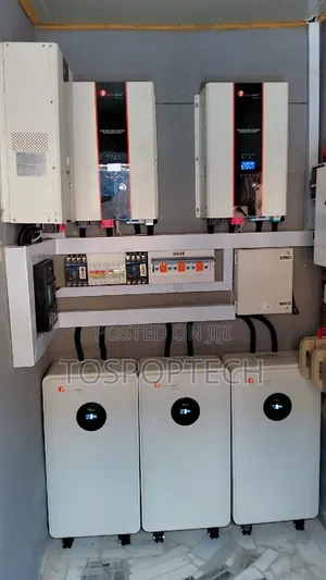 30kva With 45kwh Bank Solar Inverter Setup.