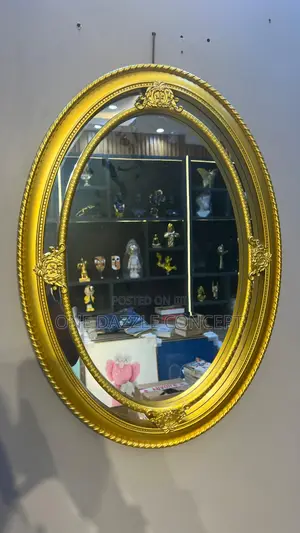 Graffiti Oval Mirror