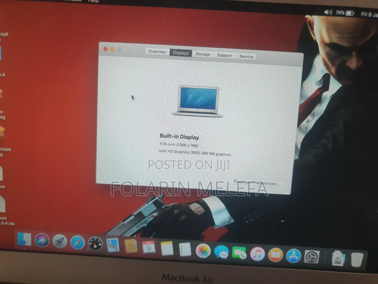Laptop Apple MacBook Air 2011 2GB Intel Core i3 SSD 128GB