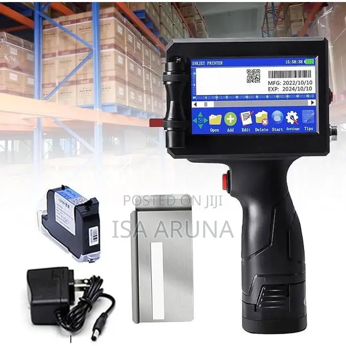 Portable Intelligent Handheld Inkjet Printer, 4 Qr, Date, Batch Number