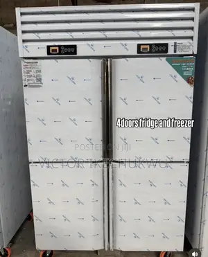 4 Door Stainless Steel Freezer