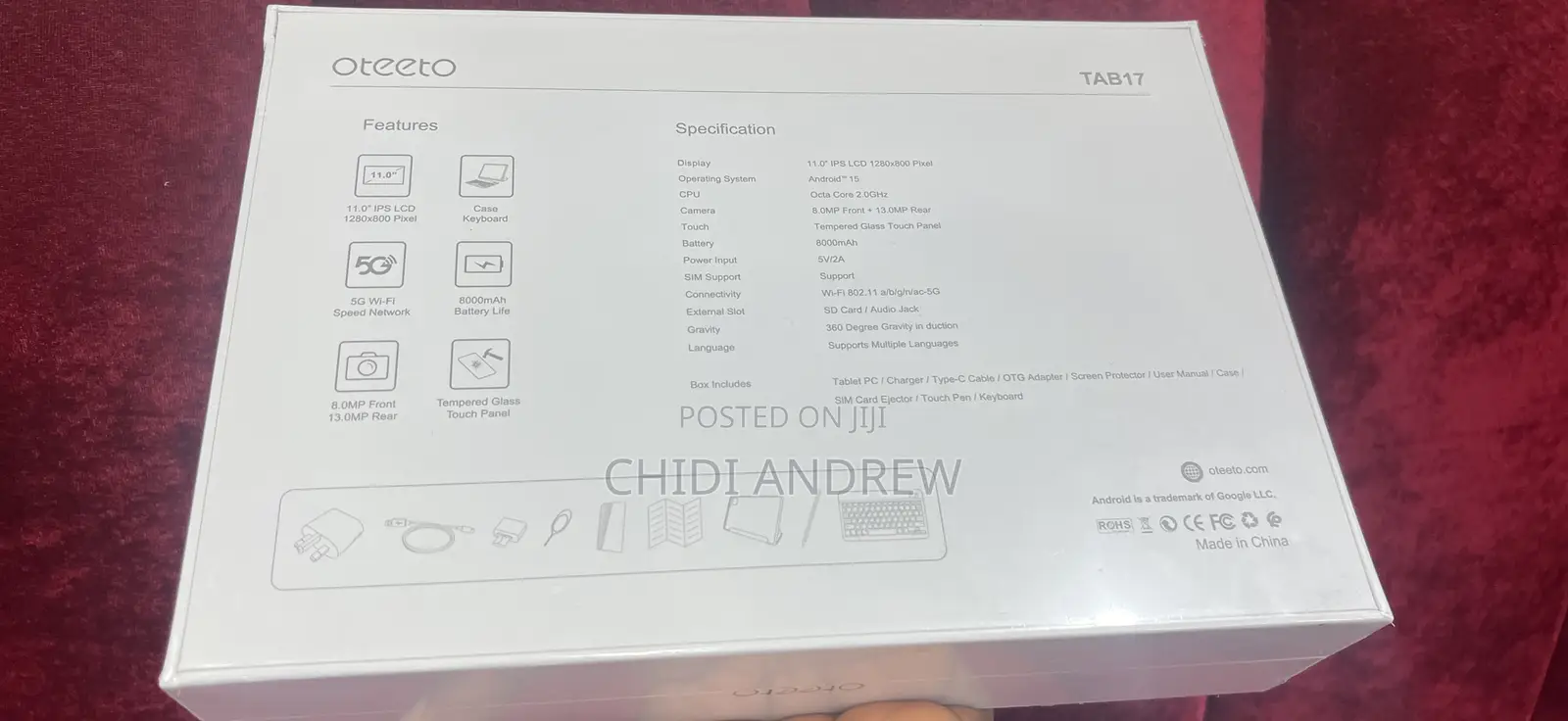 New Oteeto Tab 73 512 GB