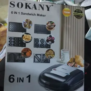 Sokany 6 in 1 Toaster Sandwich Maker