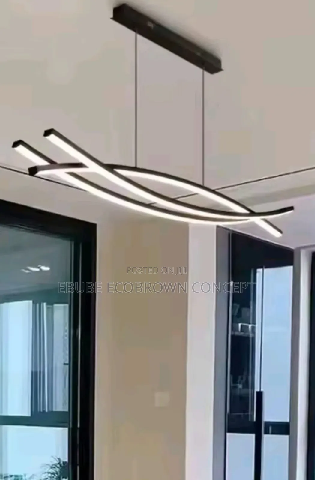 Modern Minimalist Led Linear Pendant Lamp Light For Dining Room ,Bar