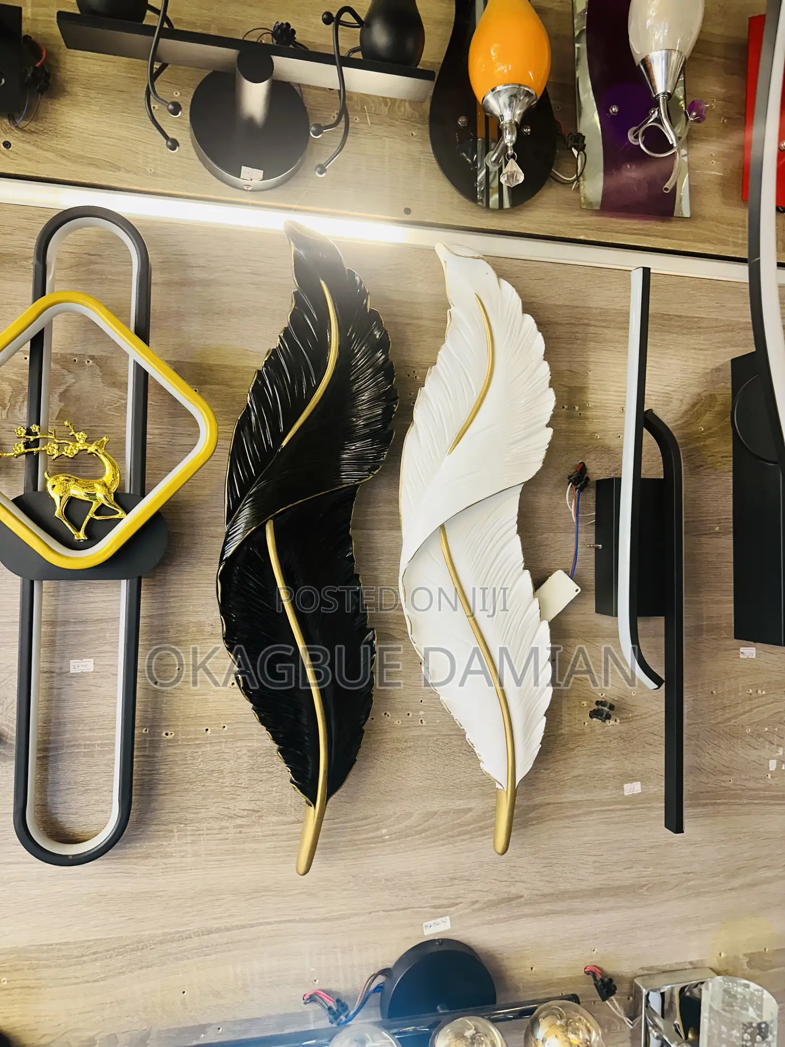 Feather Wall Light