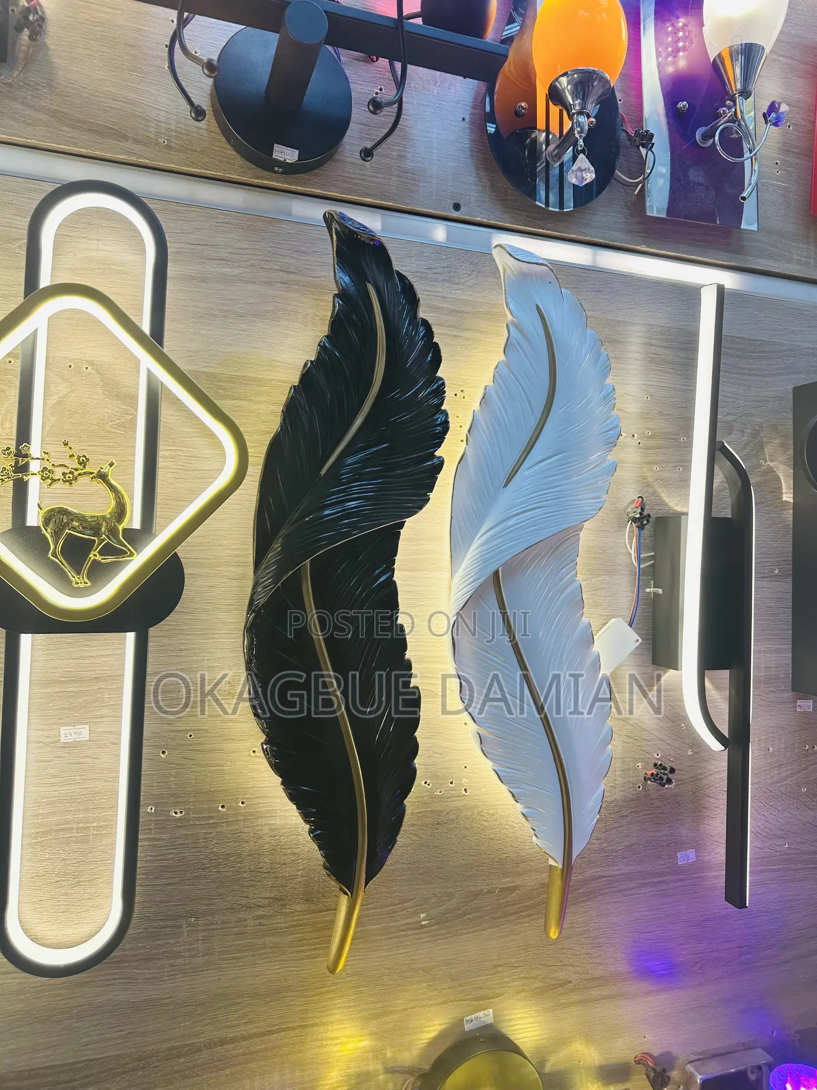 Feather Wall Light