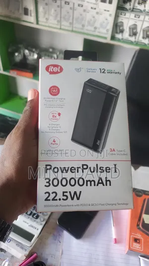 30,000mmah Itel Power Bank