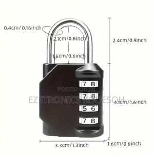 2pcs Combination Padlocks
