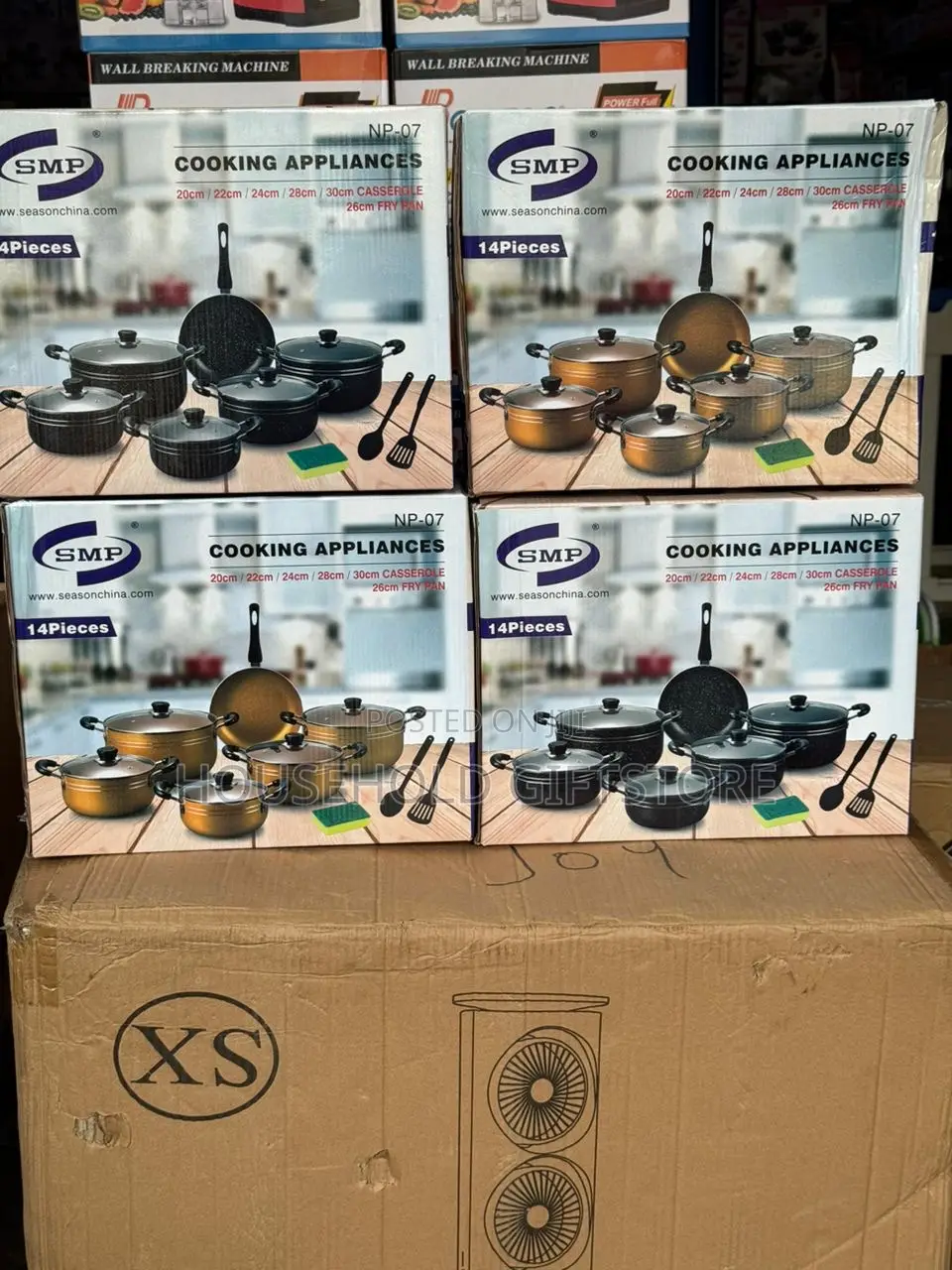 14pcs Smp Non Stick Cookware Set