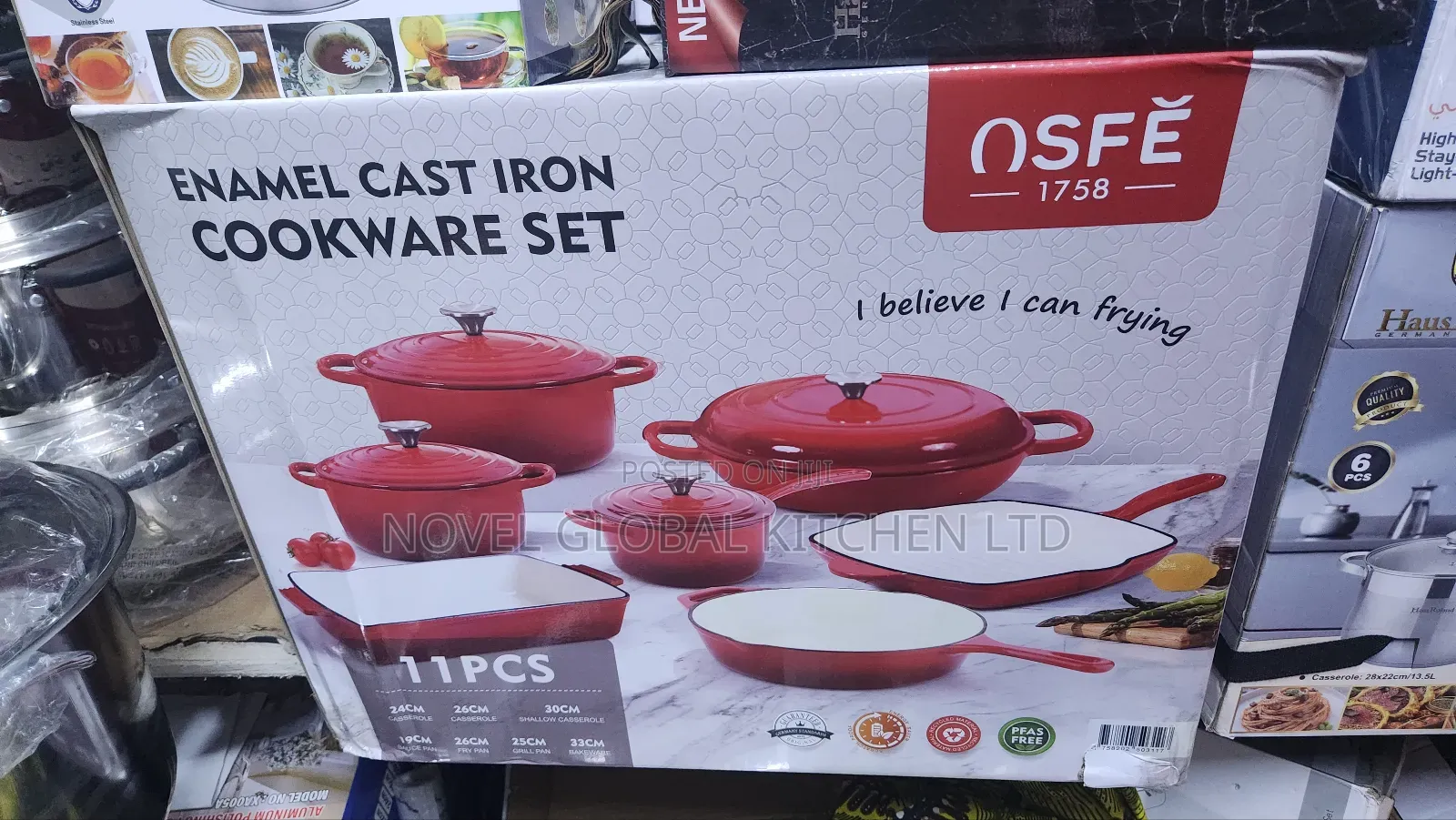11pieces Cast Iron Set