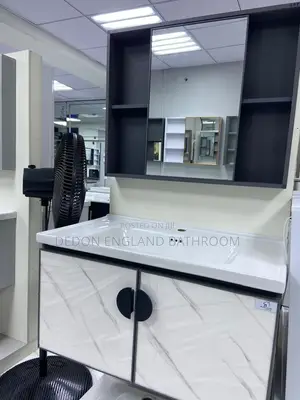 High Quality Luxury 80cm Cabinet With Mirror