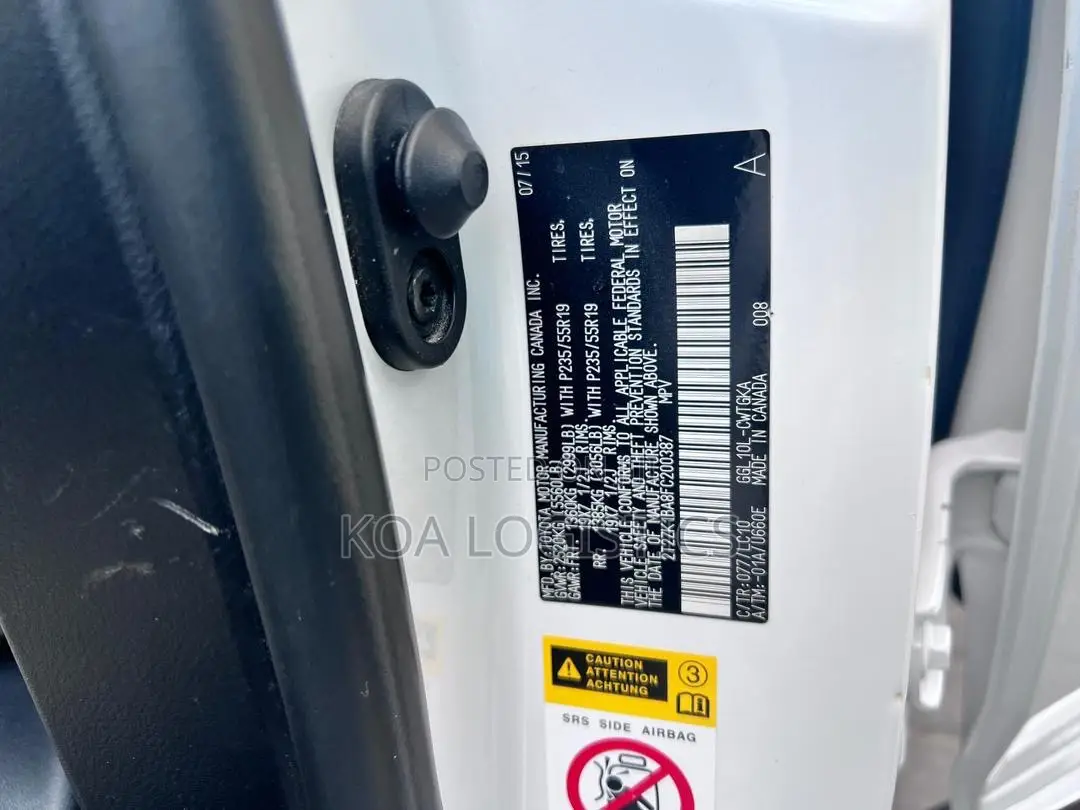 Lexus RX 350 2015 White