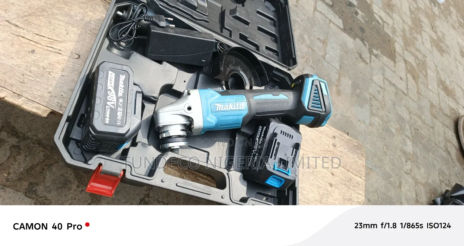 Battery Angle Grinder