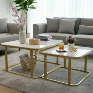2in1 Real Marble Beautiful Luxury Center Table