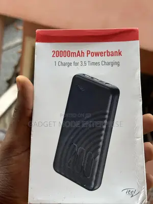 Itel 20,000mah Portable Power Bank